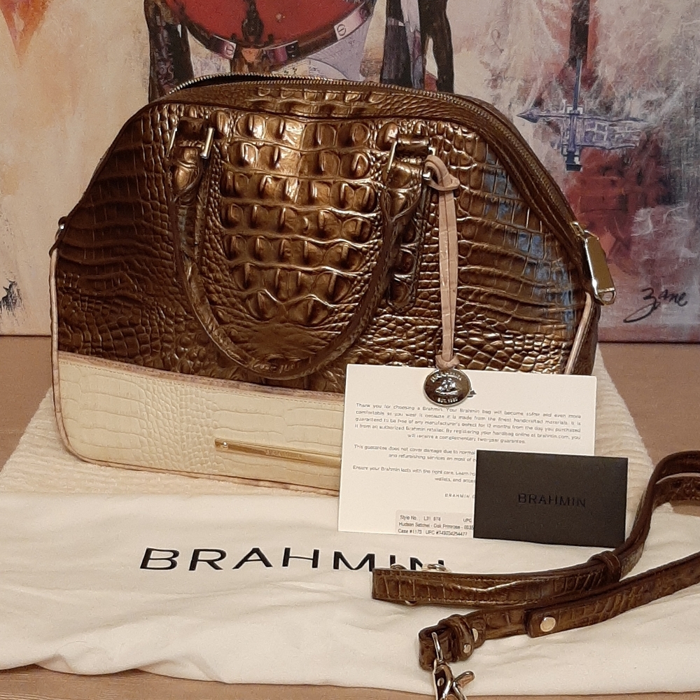**EUC** BRAHMIN OAK PRIMROSE HUDSON